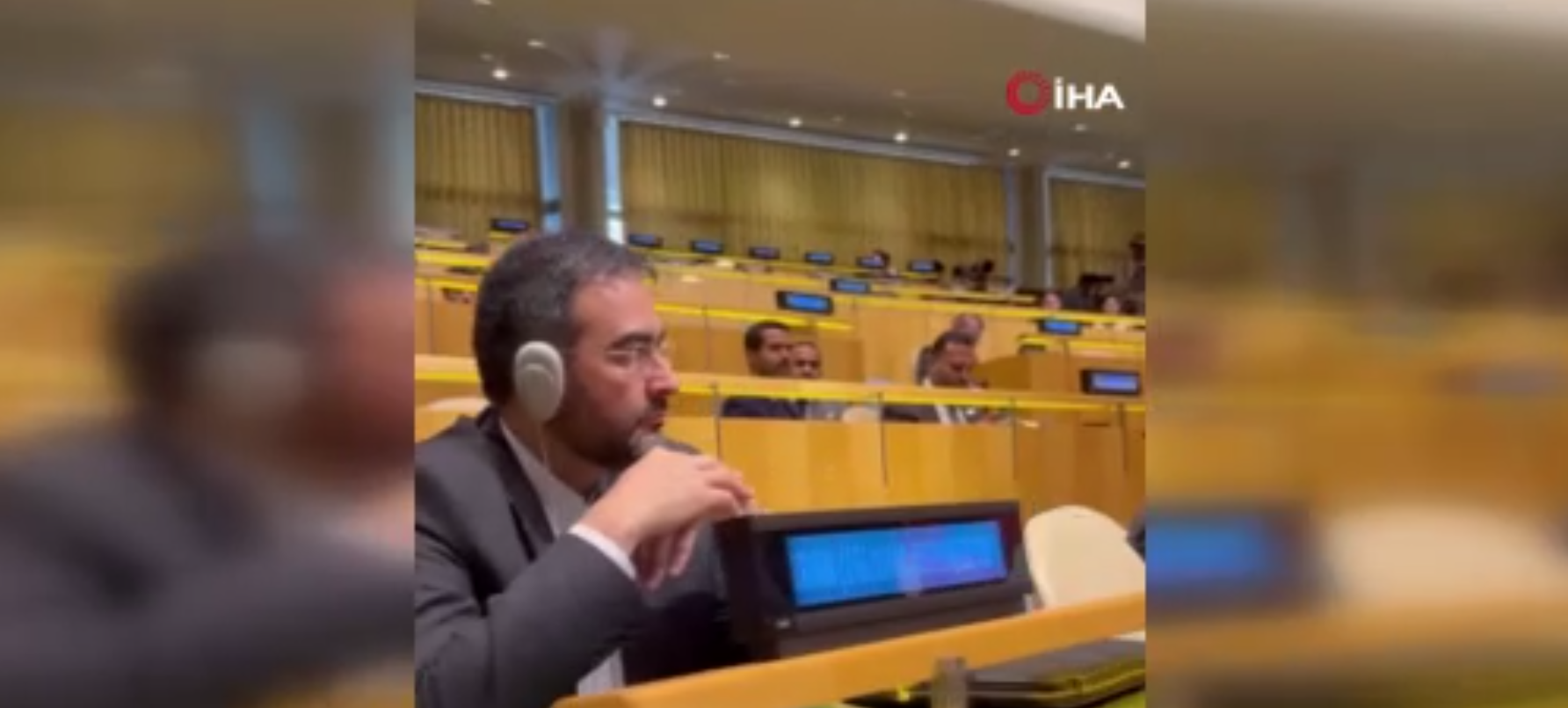 Bm'de İranlı Diplomata İsrail Temsilcisinden Provokasyon (3)