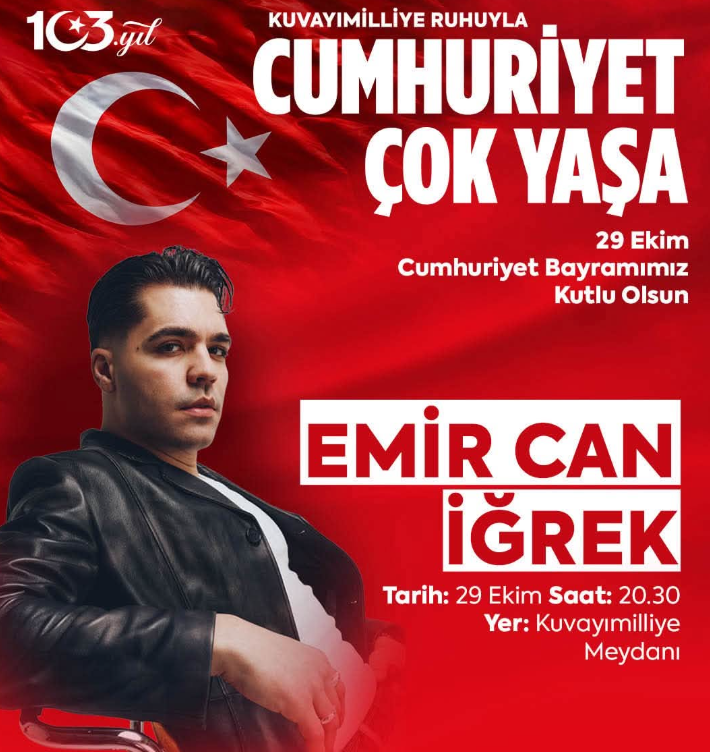 29 Ekim’de Balıkesir'e Emir Can İğrek Geliyor (2)