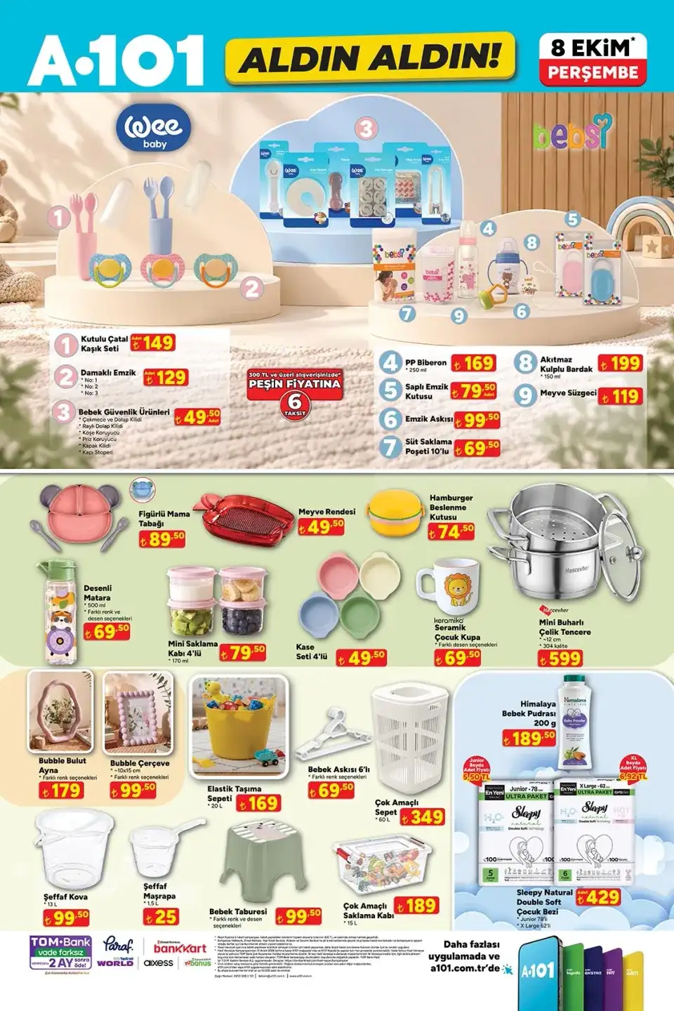 A101 8 Ekim 2026 Persembe Katalogu 5 960