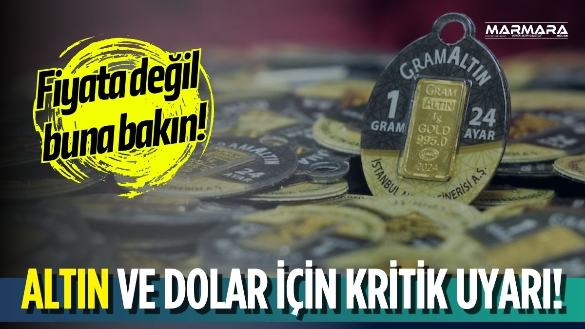 Altın ve Dolarda Kritik Uyarı! İslam Memiş'ten Piyasaları Hareketlendirecek Açıklama