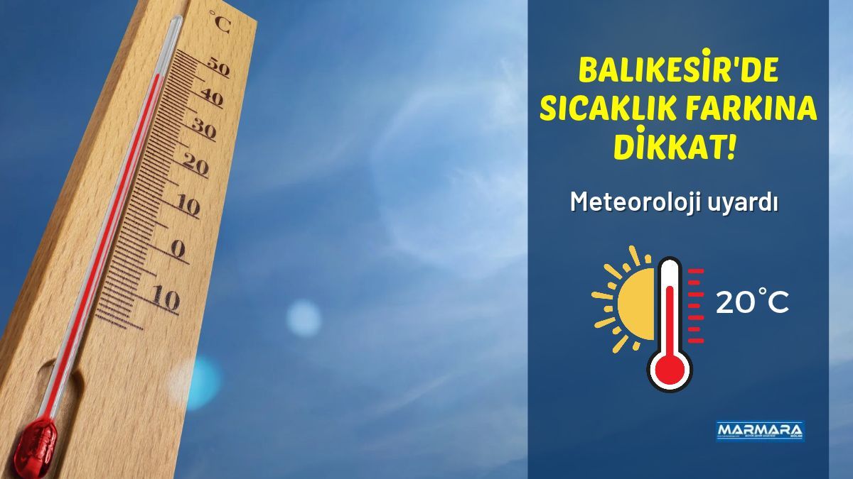 Balıkesir'de Sıcaklık Farkına Dikkat! Meteoroloji 19 Ekim Hava Durumunu Açıkladı