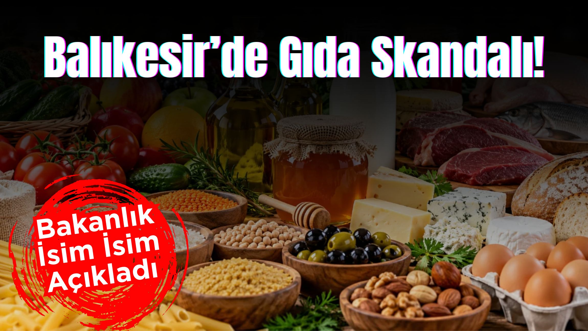 Balıkesir’de Gıda Skandalı!