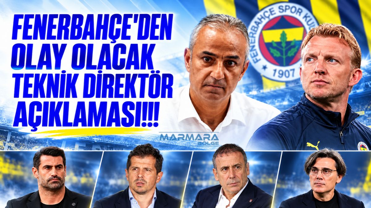 SON DAKİKA: Fenerbahçe'den Olay Olacak Teknik Direktör Açıklaması!