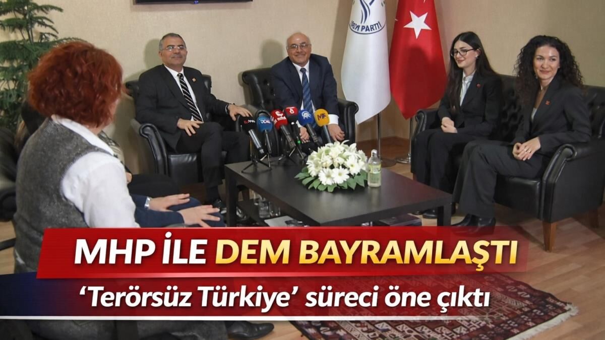 MHP İLE DEM PARTİ ARASINDA BAYRAMLAŞMA